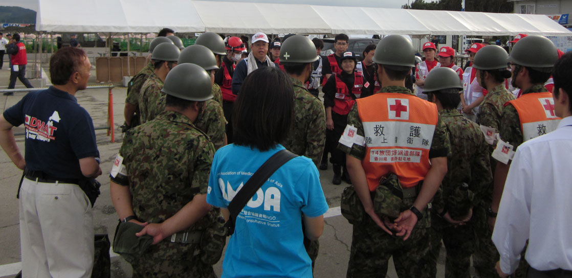 平成26年度徳島県総合防災訓練　参加報告